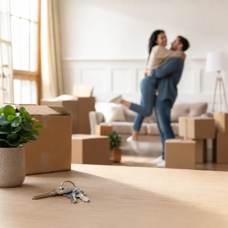 Move-in day inside a bright new Glenbrook townhome in Calgary